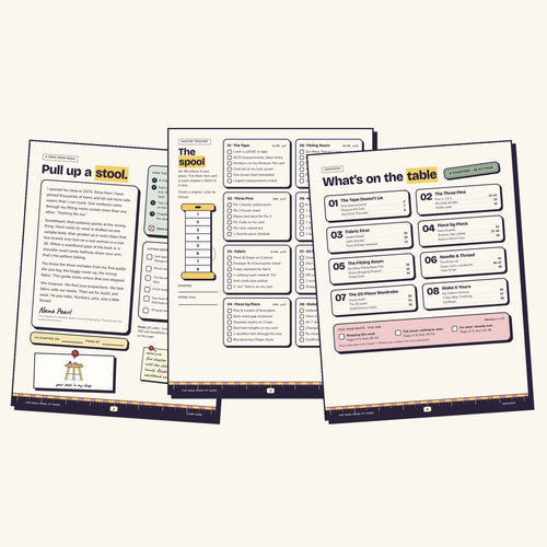 Inside the Fit Guide: note from Nana, master tracker and table of contents